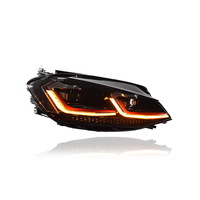 Feux de voiture KGKB pour VW Golf 7.5 2018-2021, ensemble de phares avant, mise à niveau, lentille de projecteur LED haute performance, accessoires Plug and Play