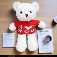 Mainan mewah beruang Teddy Super lembut ODM tas singa dinosaurus desain dapat disesuaikan kain isi PP perdagangan boneka hewan beruang mainan mewah