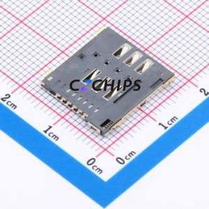 SIM204-ZYB7AH1.5 <b>SIM</b> <b>Card</b> Connector SMD Connector Self-Return Type Micro <b>SIM</b> <b>Card</b> <b>Card</b> <b>Holder</b> 1.5mm - Product Image 2