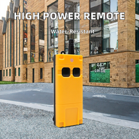 Control Remoto Inalámbrico Universal de Alta Potencia 200M 433Mhz, Impermeable, Recargable, Industrial, 2 Botones, Código de Aprendizaje, Plástico, para el Hogar
