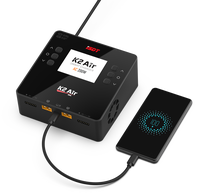 Cargador | |   Isdt K2 Air |   Accesorios para Drones para Baterías LiFe, Lilon, LiPo 1~6S, LiHv 1-6S, Pb 1-12S, NiMH/Cd 1-16S