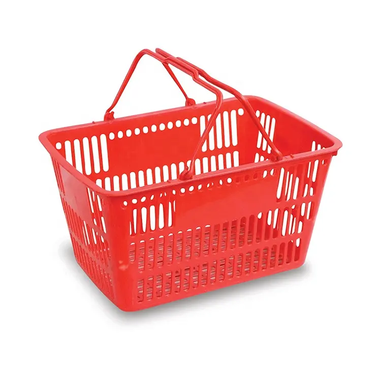 סיטונאי קמעונאות מכולת סופרמרקט פלסטיק יד כף אחסון סלי קניות עבור מכירות