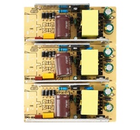 Usine directe 60W carte d'alimentation à cadre ouvert 12v/24v 5A/2.5A transformateur d'alimentation à découpage Pcba PCB Support OEM