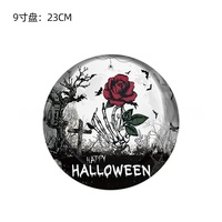 Ensemble de vaisselle Halloween Horror Party Decoration Day Thème squelette Décorations de table Halloween Party