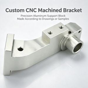 Support cantilever en aluminium usiné CNC sur mesure OEM / Pièces métalliques de montage multi-angles - Product Image 1