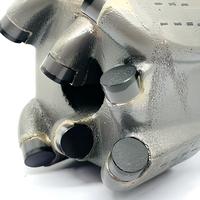 Foret PDC à corps matriciel de 75 mm en diamant forgé et moulé pour le forage de puits de pétrole et d'eau, équipement de forage