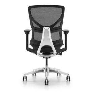 Chaise de bureau ergonomique avec base pivotante et appui-tête réglable, dotée d'un tissu en maille respirant, idéale pour les bureaux scolaires - Product Image 4