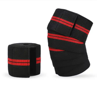 Bandes de compression élastiques pour l'entraînement des jambes et des genoux, idéales pour la musculation et le fitness