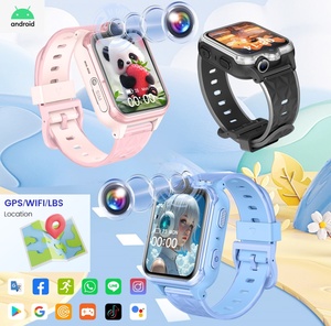 Montre connectée 4G GPS Android pour enfants 2026, avec carte SIM, étanche, fonction talkie-walkie, téléphone intelligent pour enfants avec caméra - Product Image 1