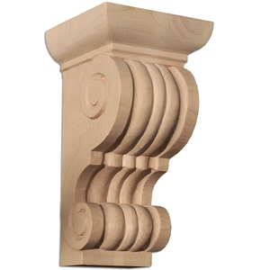 Soportes decorativos de madera maciza para muebles de cocina y sala de estar, ménsula de gabinete, Isla de cocina de madera maciza, ménsula Premium - Product Image 2