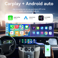 ZWNAV Pantalla Triple de 36.9 Pulgadas para Toyota Land Cruiser LC200 2008-2015, Actualización LC500, Radio para Auto Android 14, Carplay, DSP, GPS, 4G/WiFi, OEM