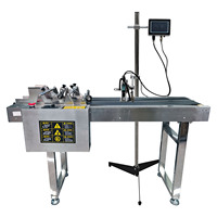 Printer Inkjet Online T9 Terlaris, Printer Kode Tanggal Otomatis untuk Penggunaan Food Grade pada Kaca, Kantong Plastik, Karton Logam, Kertas