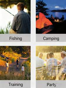 Chaise de camping en fer, pliable, robuste, avec table latérale, pour adultes, poche, plage, pêche, pique-nique, concert, utilisation en extérieur - Product Image 6