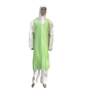 Medical isolation clothing Disposable isolation clothing green plastic isolation clothing medical PLA protection