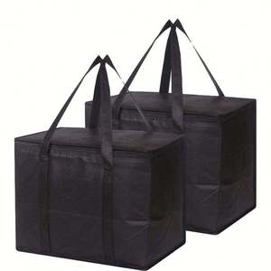 Reusable PP Catering for Delivery Large Capacity Hot/Cold Food Bag Insulated Cooler Bags Commercial 41*23*33cm Custom Pattern - Product Image 1