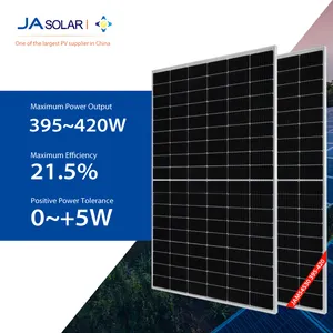 JA 태양 전지 패널 구성 요소 저렴한 가격 중국 도매 400w 395W 400W 405W 410W 415W 420W 가장 효율적인 태양 전지 패널