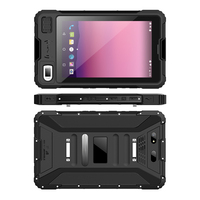 Tablette PC industrielle robuste Android 4G avec lecteur d'empreintes digitales biométrique 8 pouces, NFC, RFID, scanner 2D, batterie 8000 mAh, IP68