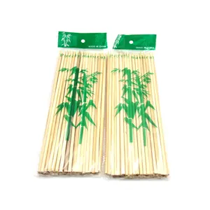 Biologisch abbaubare Bambus-Marshmallow-Brat stangen Einweg-Bambus stöcke Bambus spieße im Ofen