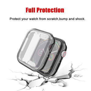 Protector de parachoques LeYi para iwatch, funda protectora suave de TPU ultradelgada resistente a los arañazos para <span class=keywords><strong>iPhone</strong></span> <span class=keywords><strong>Watch</strong></span> Series <span class=keywords><strong>7</strong></span> 8 9 ultra - Product Image 4