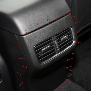Conjunto de Ventilación de Aire Acondicionado Trasero para Mazda CX-5, KB7W-64-470, Actuador Manual de Plástico, Montaje en Pared Rectangular, Fácil Instalación - Product Image 1