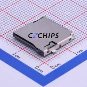 XKTF-N02-N SD Card / Memory Card Connector SMD Connector Self-Return Type MicroSD Card (TF Card) Card Holder 2mm - Product Image 1