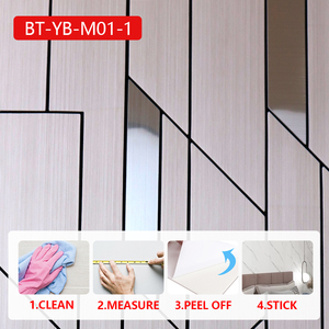 <span class=keywords><strong>Rivestimento</strong></span> Murale 3D Moderno in IXPE Autoadesivo, Adesivi Murali Decorativi Impermeabili a Mosaico per Cucina e <span class=keywords><strong>Bagno</strong></span> - Product Image 2