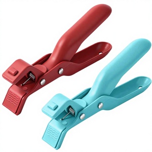 Hot Plate Grippers Silicone Thickened Anti-Scald Non-Slip Handle Tongs 2-Piece <strong>Microwave</strong> Safe Multi-Function Cooking Tool <strong>Set</strong> - Product Image 1