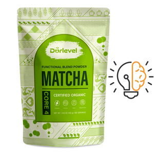 Mélange de poudre de matcha avec champignons Reishi et cerise acérola Mélange de superaliments de thé vert naturel Mélange de matcha - Product Image 2