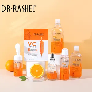DR.RASHEL-سلسلة تنظيف البشرة من فيتامين C ونياسيناميد لتفتيح البشرة