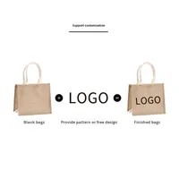 Sac à main en coton et lin écologique non imprimé, motifs peints à la main, idées cadeaux, sacs à main promotionnels en gros