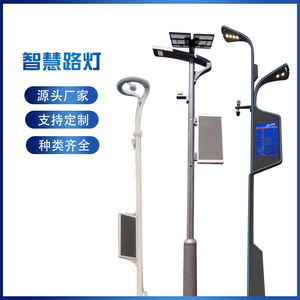 Lu Ho 100W Smart Street <b>Light</b> <b>Pole</b> Municipal Road Lamp with Screen and 5G Base Station - Product Image 3