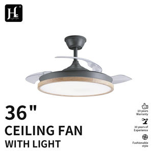 Ventilador de Techo con Luz de 42 Pulgadas, Ventilador de Techo para Dormitorio con Luces, Control Remoto y Aspas de PC Retráctiles, 3 Colores Intercambiables - Product Image 2