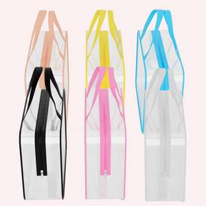 YS ensemble de papeterie étuis à crayons pochettes grande capacité Nylon maille fermeture éclair en vrac <span class=keywords><strong>Pack</strong></span> 80 pièces 10 couleurs polyvalent école/bureau - Product Image 2