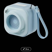 Mini-enceinte stéréo transparente Lixun A132 V5.0 pour Bluetooth 5.0, étanche IPX7, contrôle par application - Son clair et puissant pour bureau/vélo
