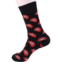 Chaussettes Zenflex pour femmes et couples, en coton tricoté, motif cœur jacquard, amusantes pour la Saint-Valentin, faible MOQ, OEM, ODM, vente en gros