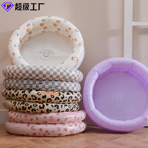 Piscina Inflable para Niños, Piscina de PVC Reforzado para Interiores, Piscina para Bebés con Diseño de Palma - Product Image 3