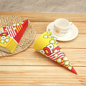 KM Túi Đựng Bỏng Ngô Bằng Giấy Túi Đựng Bỏng Ngô Hình Nón Túi Đựng Bỏng Ngô Cá Nhân Tiệc Tùng - Product Image 4