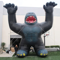 Mascotte personnalisée design publicitaire gonflable gros dessin animé gorille gonflable