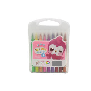 Portable Colorful Soft Brush <b>Marker</b> Washable Watercolor <b>Pen</b> School Custom Graffiti Color <b>Pen</b> - Product Image 1