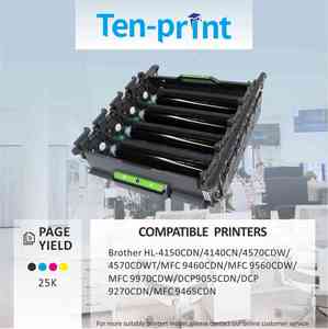 Tambour à dix impressions pour imprimante <span class=keywords><strong>Brother</strong></span> DR310CL DR320CL DR340CL DR370CL HL-4150CDN 4140CN 4570CDW 4570 MFC9055 9460 9560 99700 - Product Image 3
