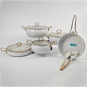 Juego de 11 Ollas y <span class=keywords><strong>Sartenes</strong></span> Antiadherentes con Asas que No se Calientan, Incluye Sartén, Cacerolas y Sartén para Saltear - Product Image 6