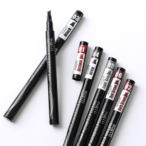 Lápiz de Cejas para Microblading de 6 Colores, Punta de 4 Micro Dientes, Resistente al Agua, para Mapeo de Cejas, Uso en Estudio de Maquillaje PMU - Product Image 2