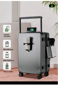 Bộ vali du lịch hiện đại bán buôn, bánh xe xoay êm, nhẹ, vali nhỏ xách tay, chất liệu PC - Product Image 3