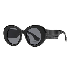 Gafas de Sol Redondas Retro Unisex con Protección UV400, Marco de Plástico, Lentes de PC Tipo 3, Diseño Verde Tortuga 20019 - Product Image 2