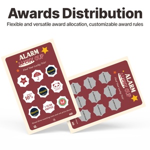 Cartes à gratter personnalisées en carton avec impression numérique couleur, pour loterie et concours, en promotion - Product Image 3