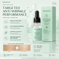 Ampolla Antiarrugas con Péptidos de Serpiente 15ml, Dipeptido, Matrixyl, Pentapéptido, Hexapéptido, Pro-Xylane, Retinol, Ácido Hialurónico, Niacinamida