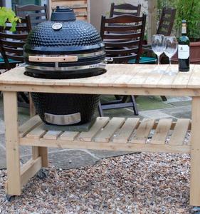 SEB <span class=keywords><strong>KAMADO</strong></span> Big <span class=keywords><strong>Joe</strong></span> Black Green Egg Grill en céramique de haute qualité de 18 pouces Barbecue à charbon de bois extérieur de jardin - Product Image 4