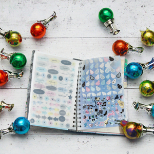 Mini livre d'autocollants décoratifs auto-adhésifs Woven Dream en PET découpé pour journalisation et scrapbooking - Product Image 2