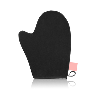 <span class=keywords><strong>Gant</strong></span> de massage exfoliant moderne personnalisé avec logo <span class=keywords><strong>pour</strong></span> application d'huile essentielle, éponge floquée, et applicateur de bronzage auto-bronzant - Product Image 5