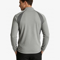 YOUMI Logo personnalisé 100% Nylon UPF50+ Maille respirante Haute élasticité Fermeture éclair quart de tour Manches longues Softshell d'extérieur Escalade Golf
